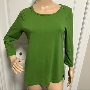 Michael Kors | Green Women's Top with 3/4 sleeves